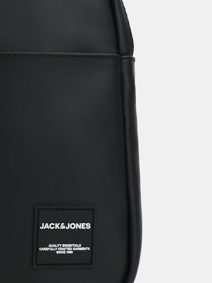 BLACK PU CHESTPACK