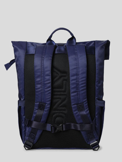 Dark Blue Roll Top Backpack