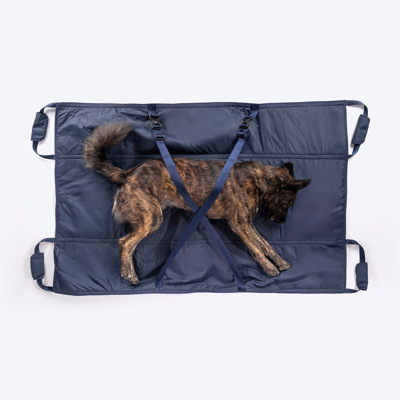 HUFT Trooper Stretcher For Dog - Navy Blue