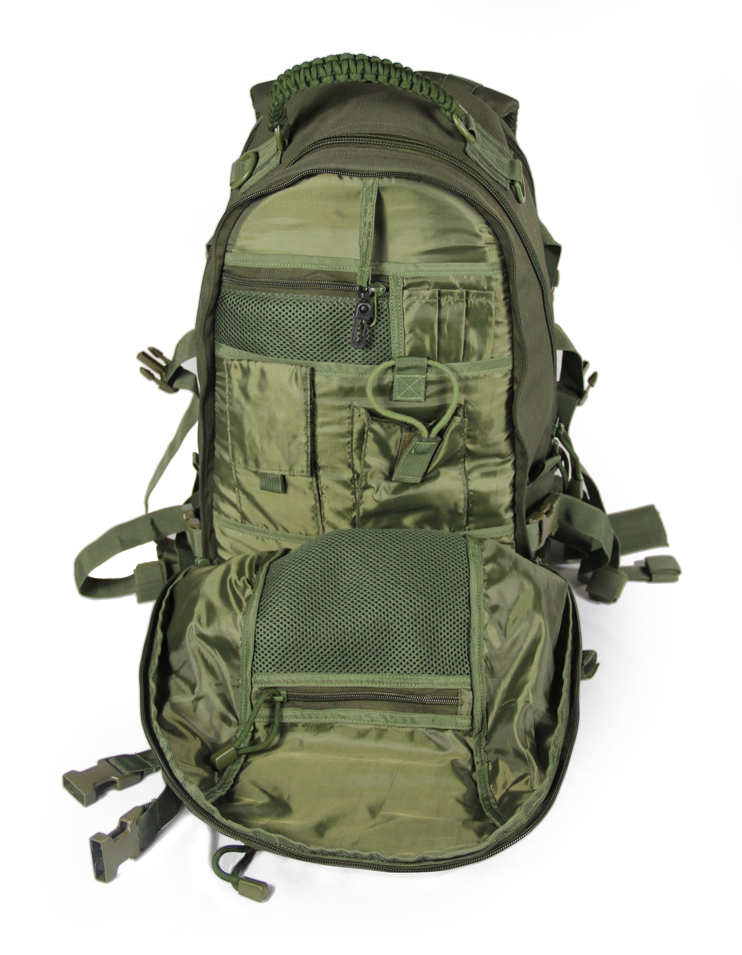 Defence Olive Backpack 40L capacity
