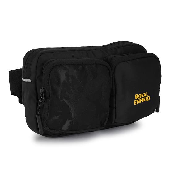 ROYAL ENFIELD COMPASS WOMEN'S WAIST BAG - BLACK