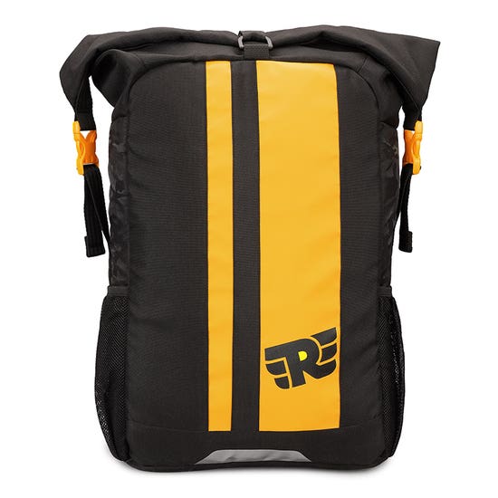 THIK & THIN STRIPES ROLL TOP BACKPACK - YELLOW