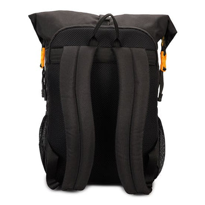 THIK & THIN STRIPES ROLL TOP BACKPACK - YELLOW