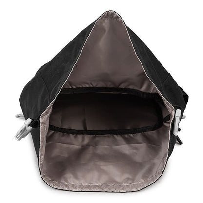 THIK & THIN STRIPES ROLL TOP BACKPACK - GREY