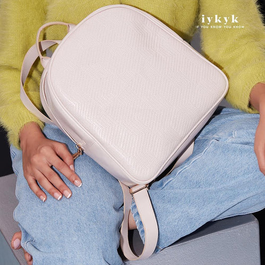 IYKYK Textured Casual Backpack