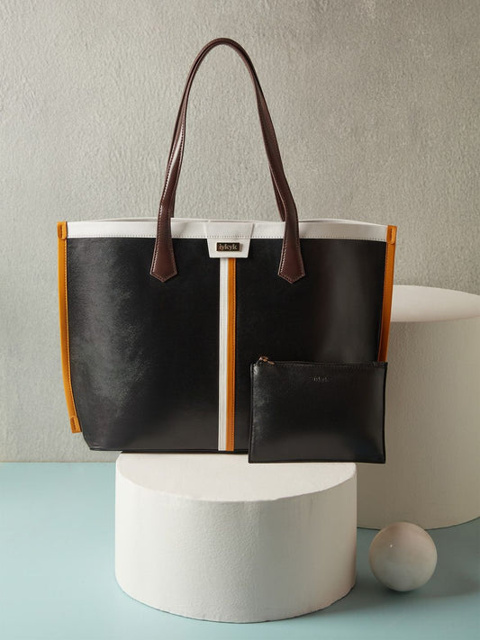 Clara Essential Classic Black Tote Bag