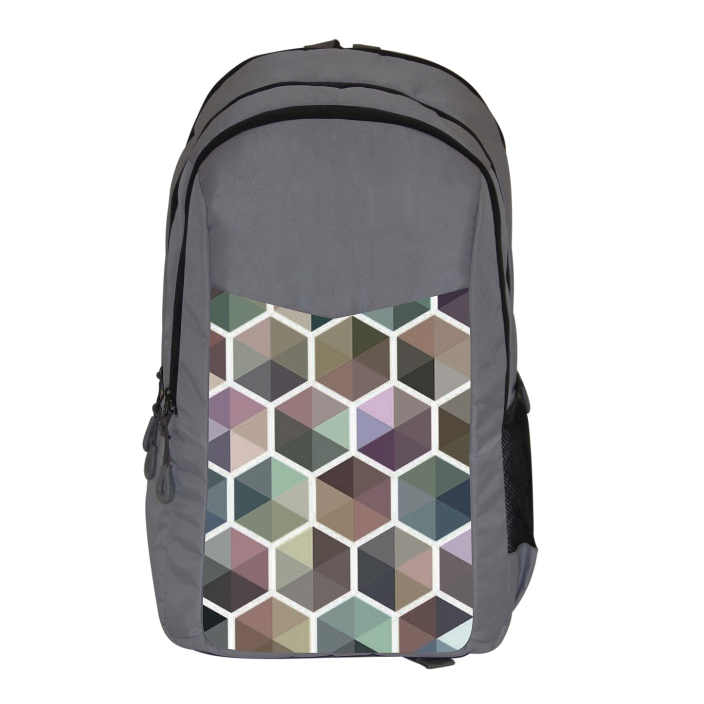 Abstract Grey Backpack