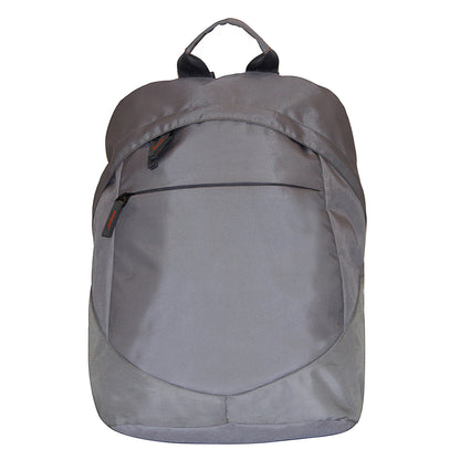 All Grey Polyester Backpack-02