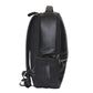 All Black PU Backpack