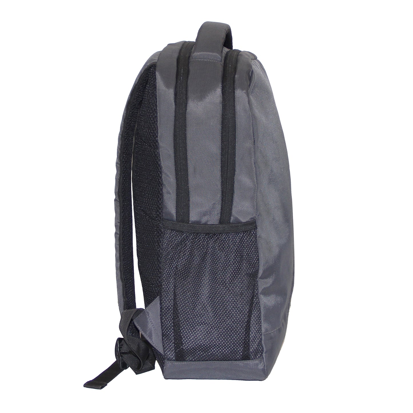 All Grey Polyester Backpack