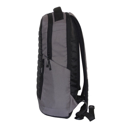 Black-Grey Quilted Backpack