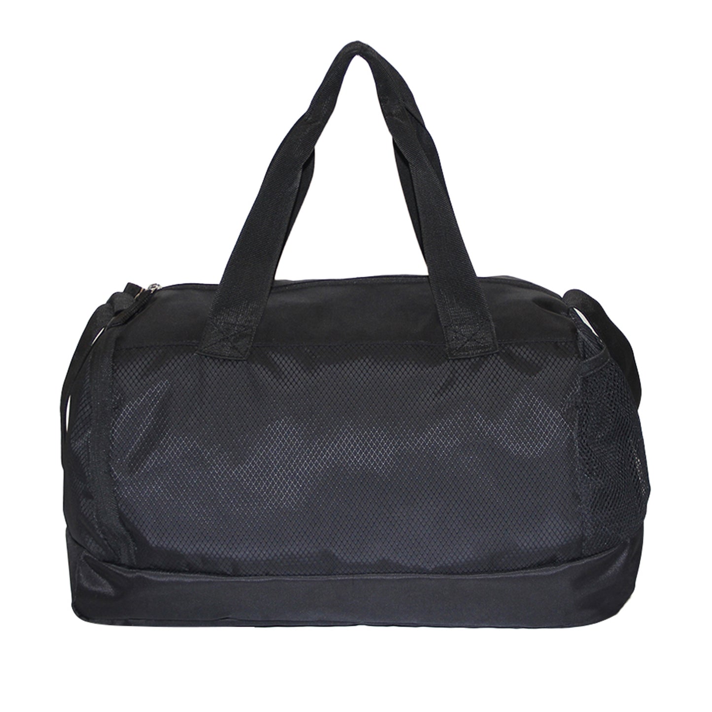 Black Polyester Basic Duffle bag