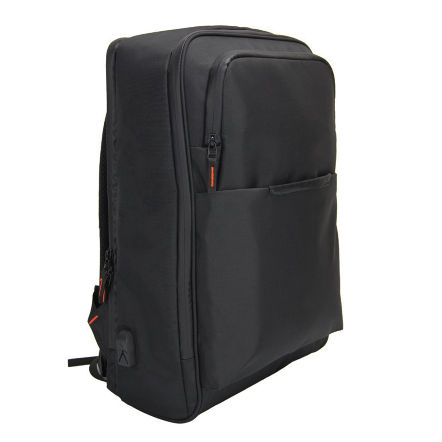 Black Polyester Business Backpack