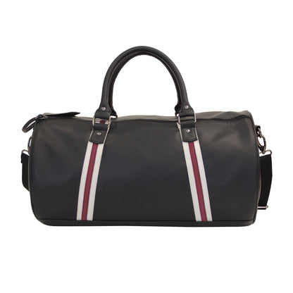Black Shiny PU Weekender