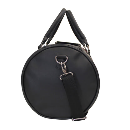Black Shiny PU Weekender