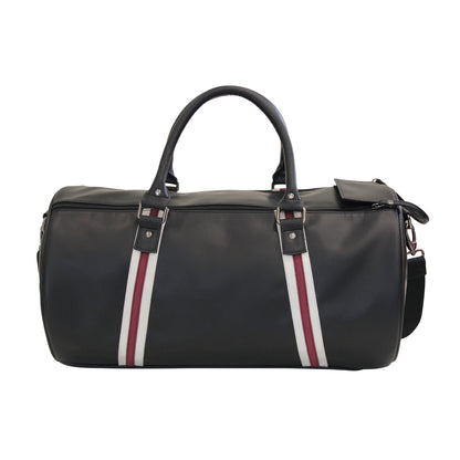 Black Shiny PU Weekender