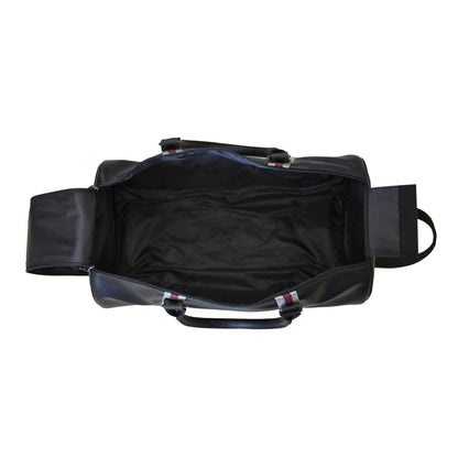 Black Shiny PU Weekender