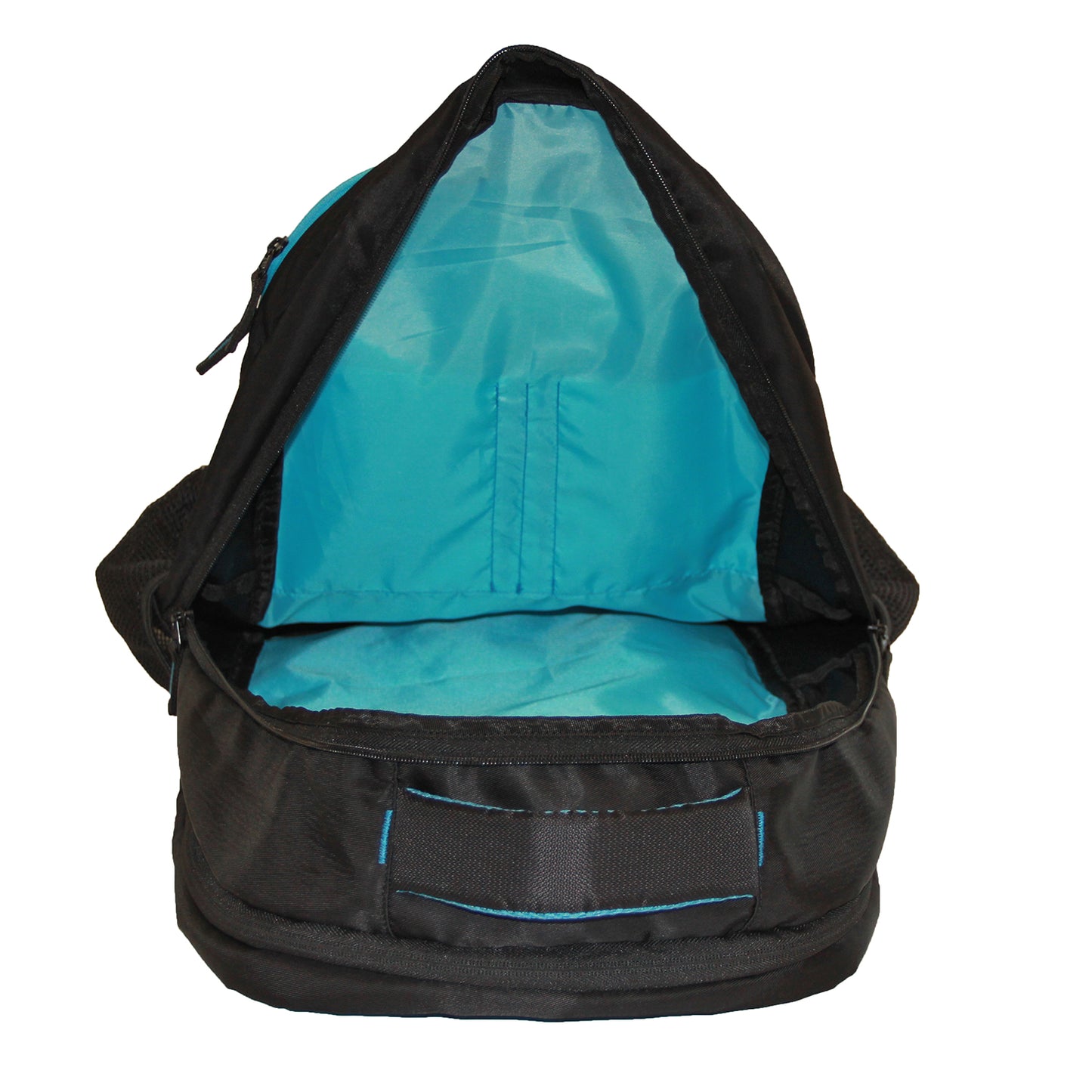 Black Spacious School Backpack