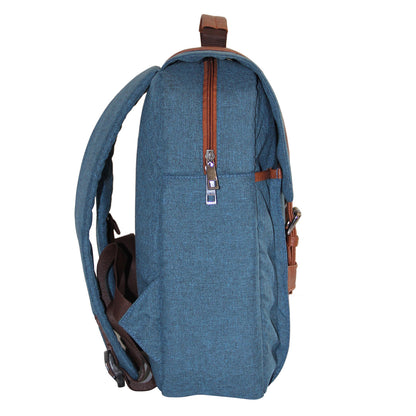 Blue Flap Backpack