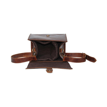 Brown Leather Camera Bag