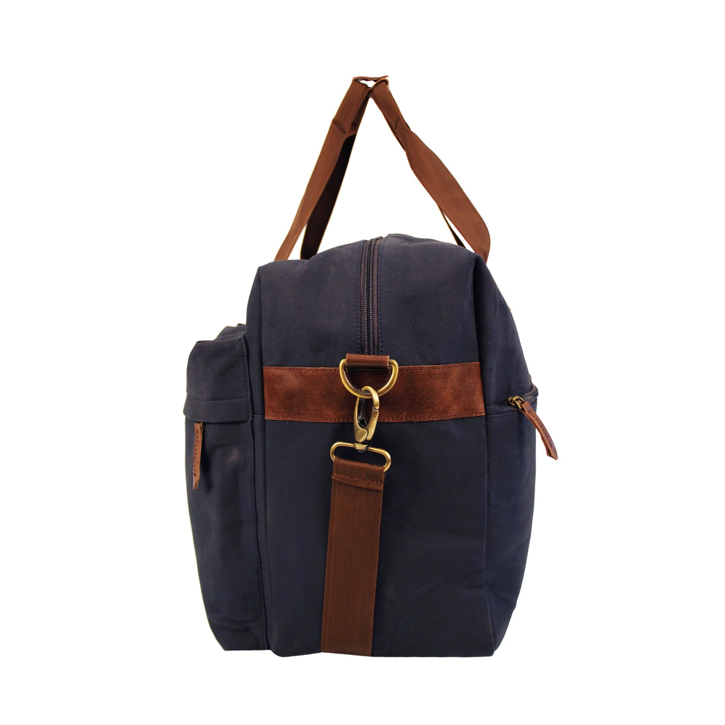 Canvas Blue Weekender Bag