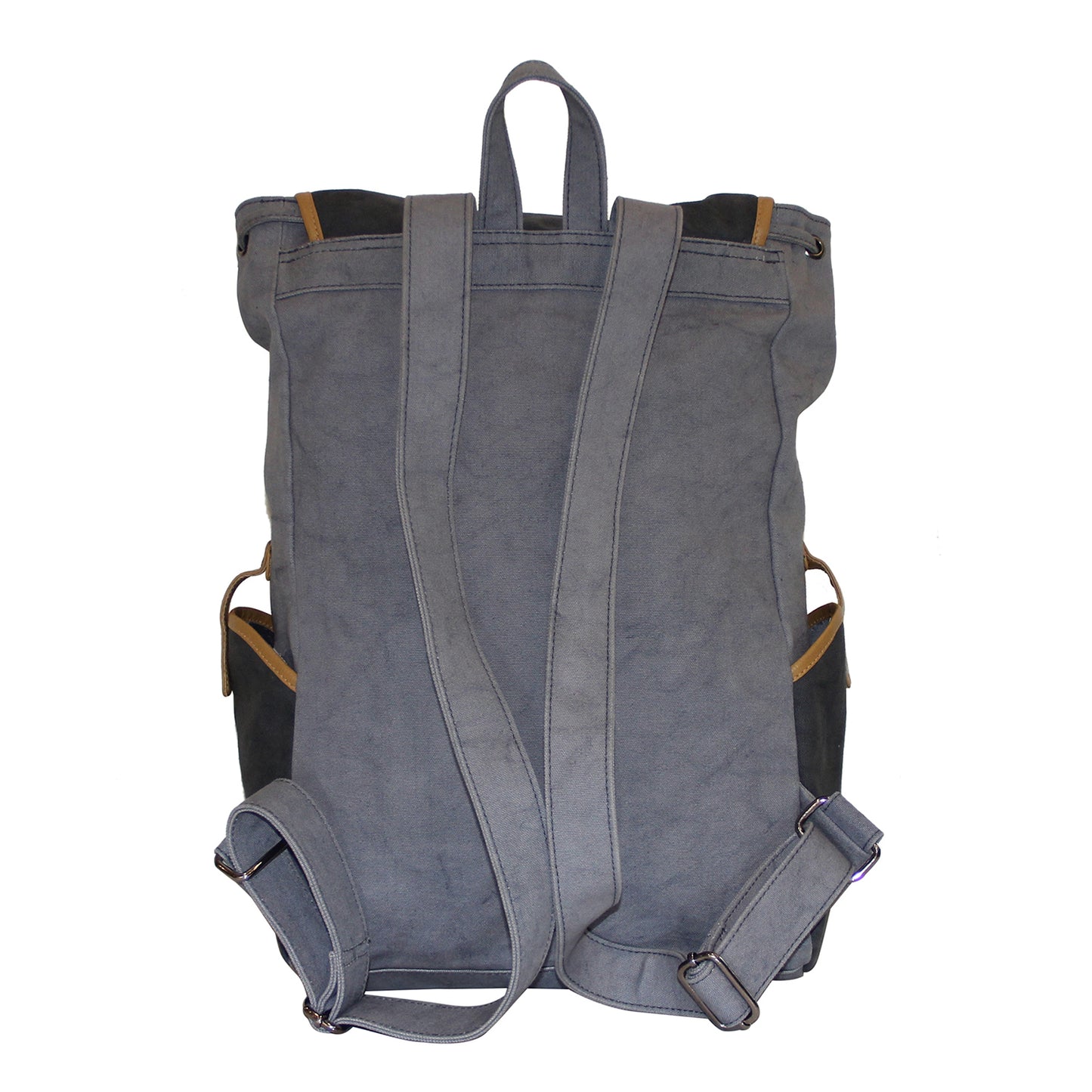 Drawstring Grey Backpack