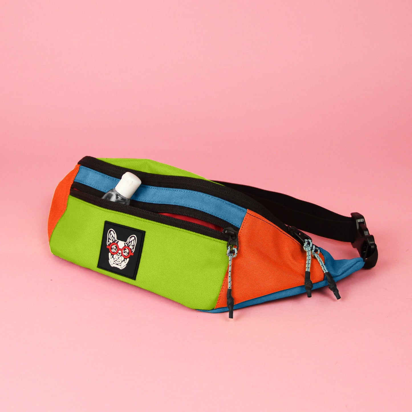 Sunny Lime Waist Bag Pouch with Smooth Coil Zippers - Madbrag