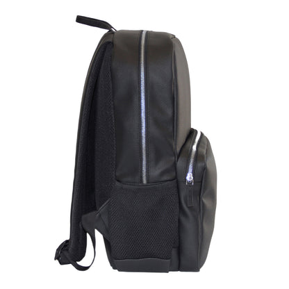 Full Grain Faux Leather Backpack