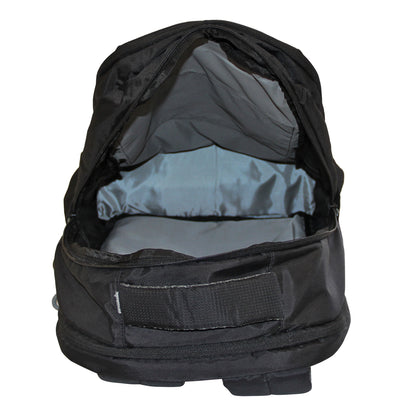 Jet Black School Backpack