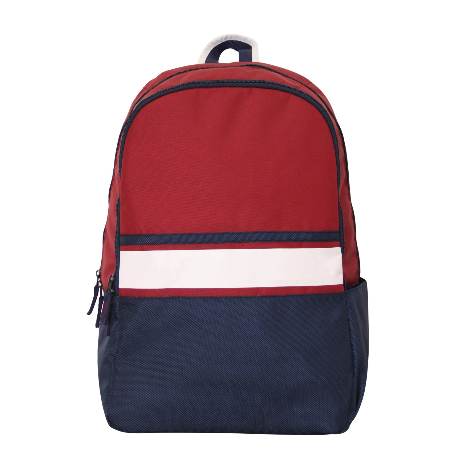 Maroon-Navy Backpack – creaworldwide