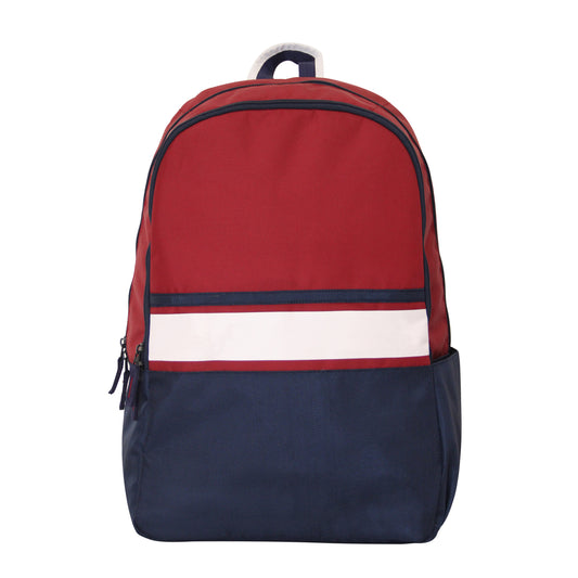 Maroon-Navy Backpack