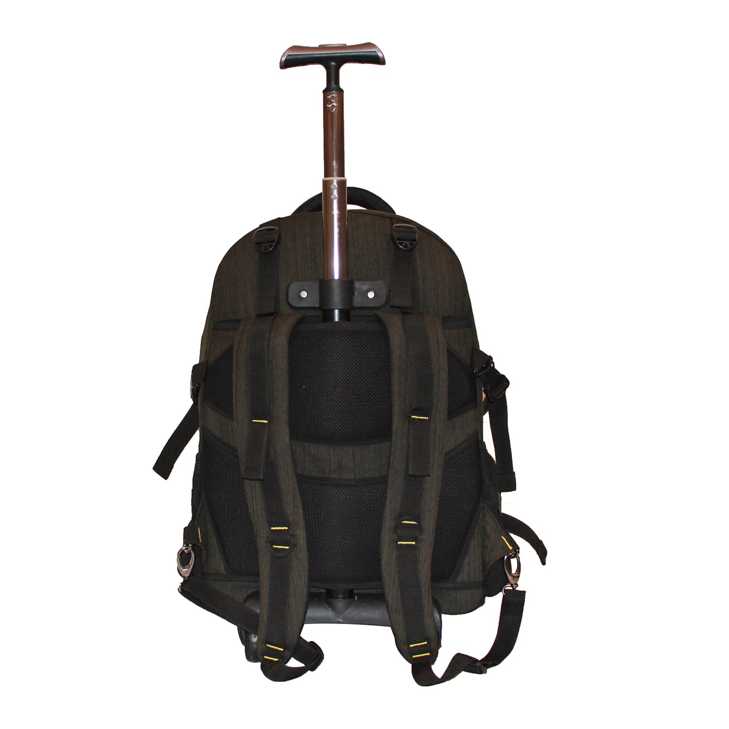 Military Green Flyknit Backpack with Trolley