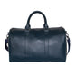 Navy Blue Faux Leather Weekender