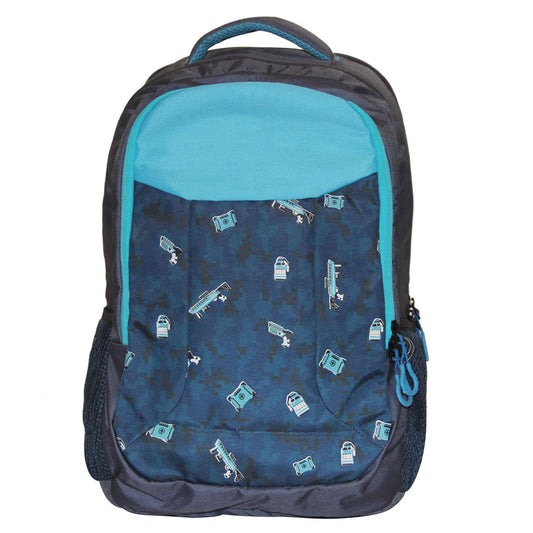 Navy Blue Spacious School Backpack
