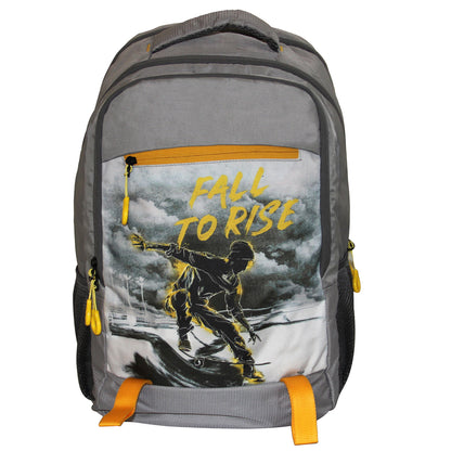 Neutral Grey School Backpack