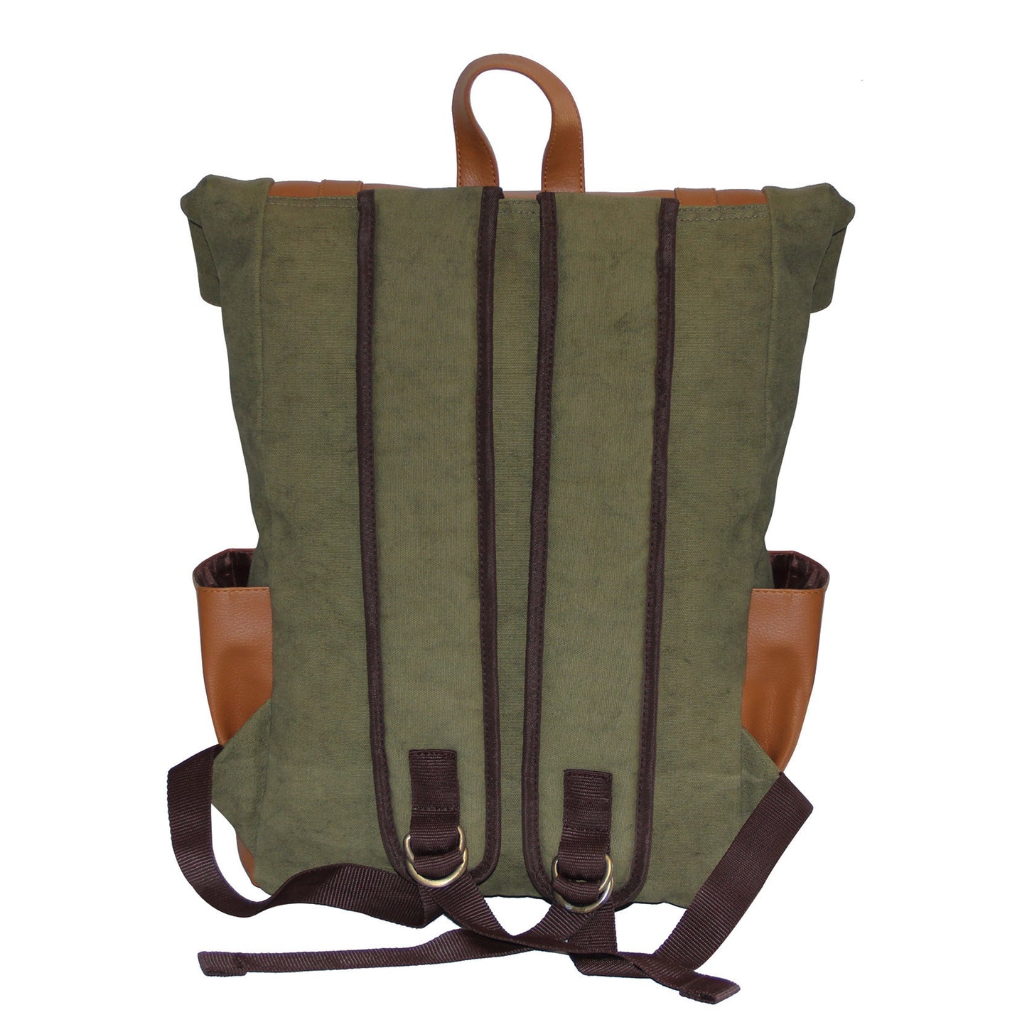Olive Canvas Backpack