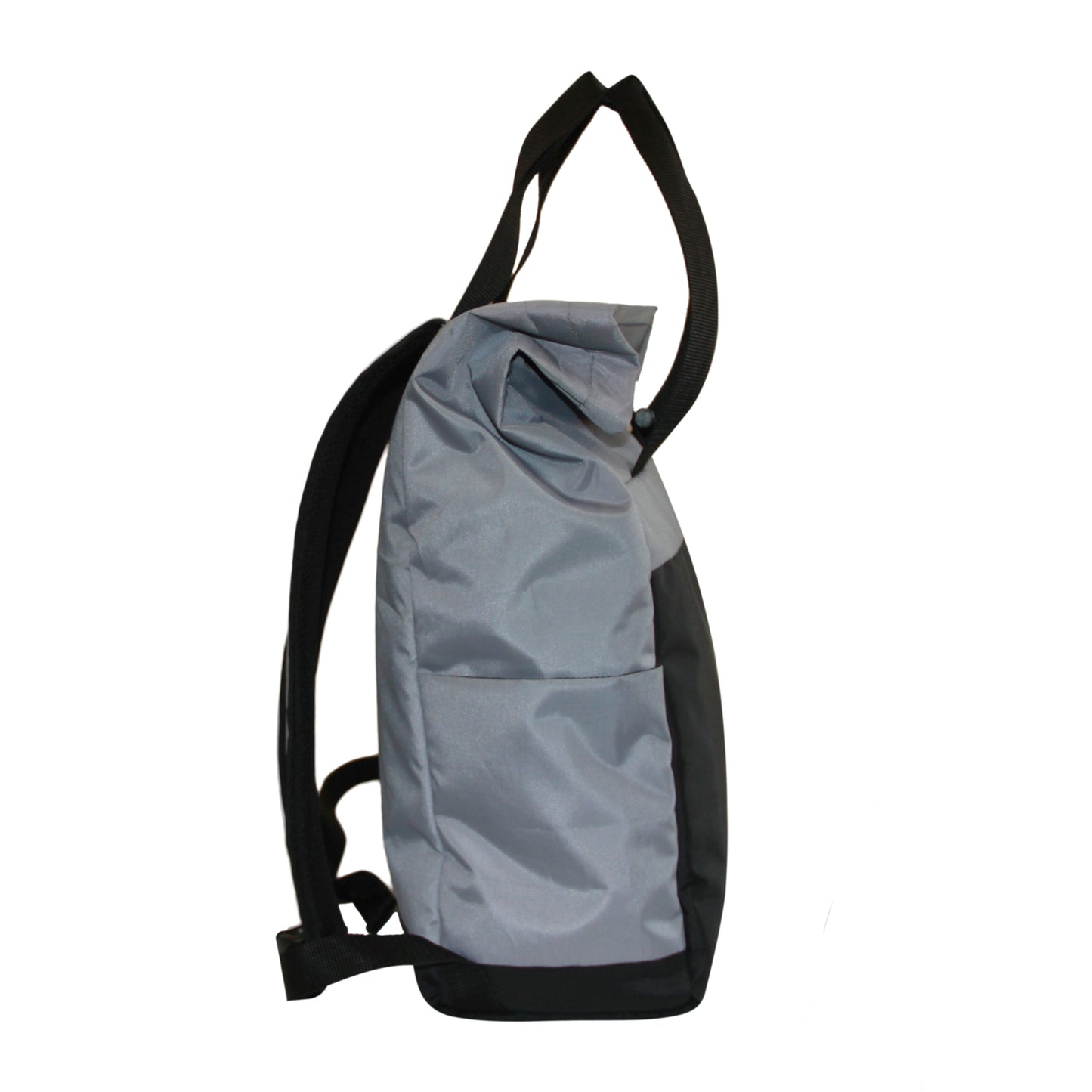 Polyester Black & Grey Backpack