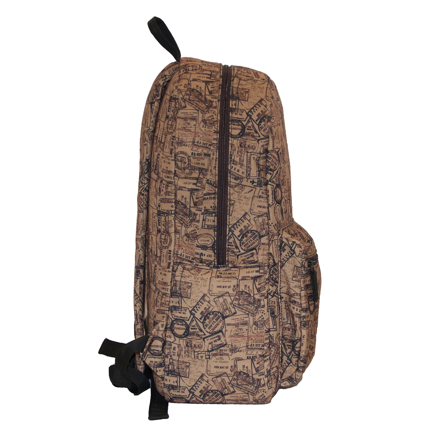 Printed Brown Backpack
