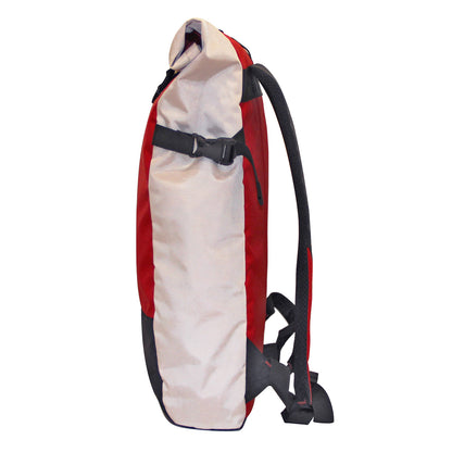 Red-White Roll Top Bag