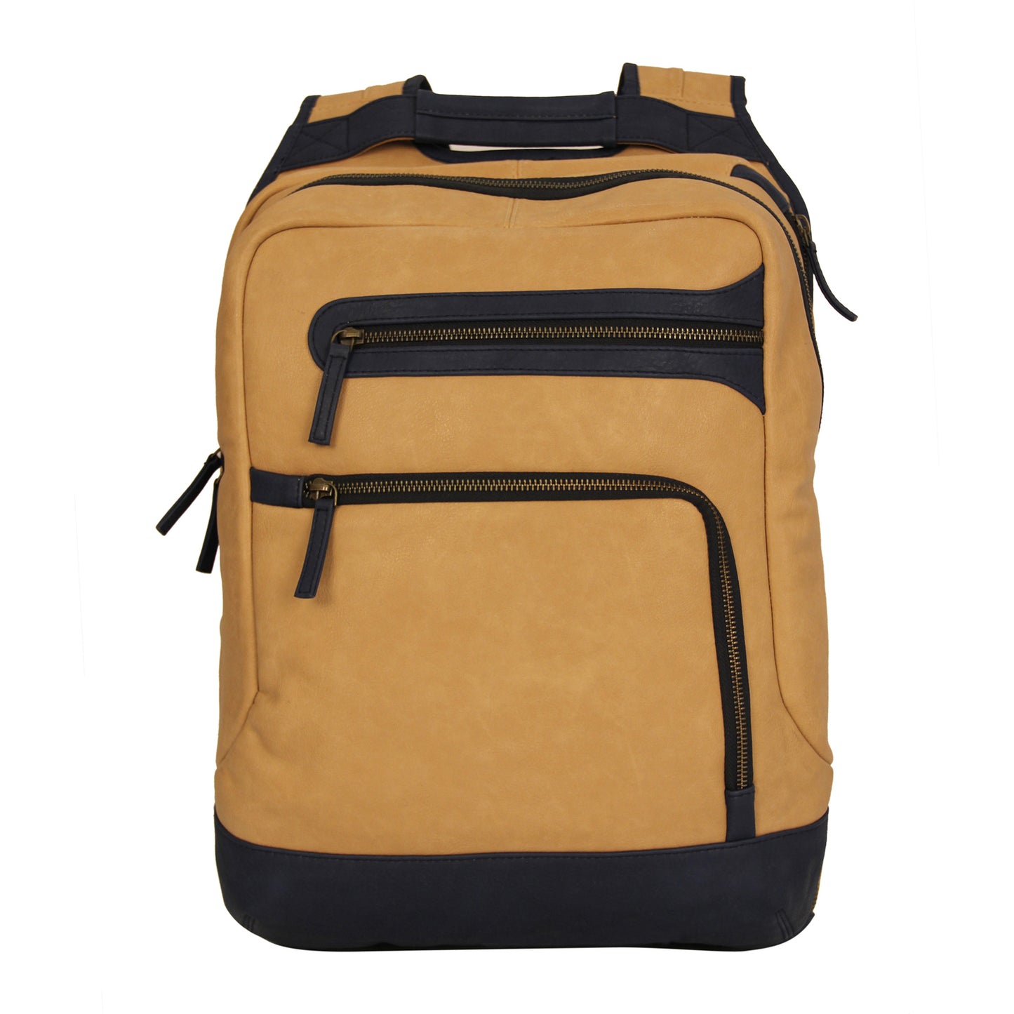 Unisex Faux Leather Backpack