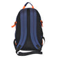 Unisex Navy Blue Solid Backpack
