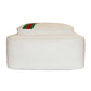 White Faux Leather Duffle