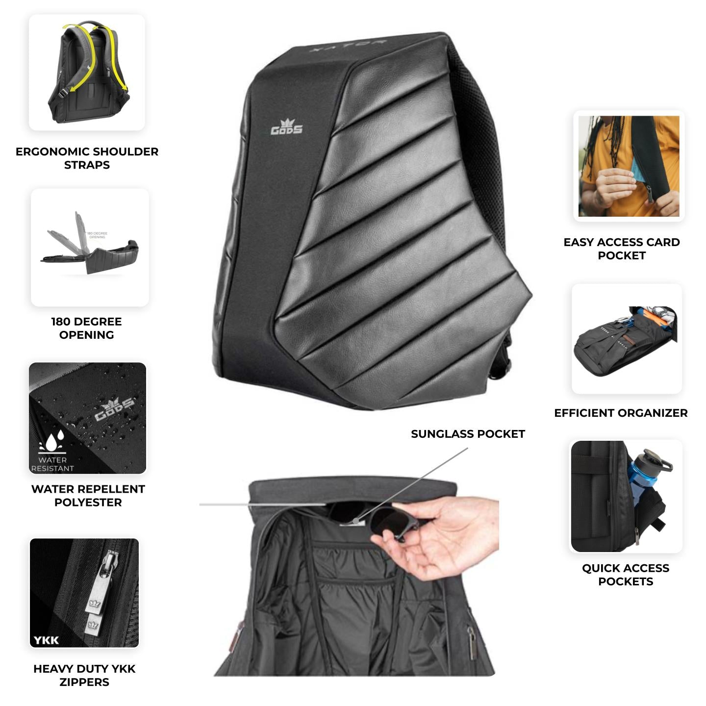 Xator – 25 litres, 15.6 Inch Anti-Theft Laptop Backpack