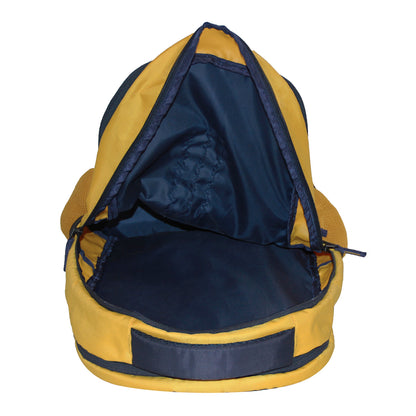 Yellow & Navy Blue Casual Backpack