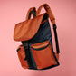 Mad-Pack Ochre Small Backpack (Rust Blue) by Madbrag